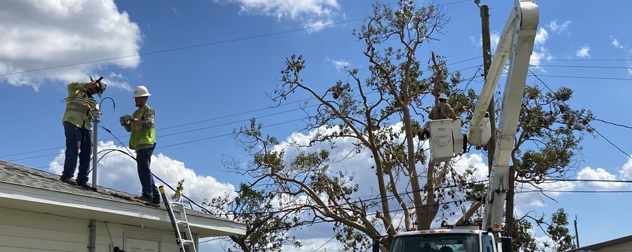 Electrical contractors in the field